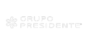 Grupo presidente logo blanco